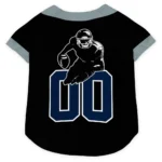 Custom Black, Blue and Gray Classic Style Dog Jersey – Personalized with Name and Number