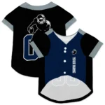 Custom Black, Blue and Gray Classic Style Dog Jersey – Personalized with Name and Number