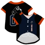 Custom Black, Blue and Orange Classic Style Dog Jersey – Personalized with Name and Number