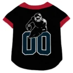 Custom Black, Blue and Red Classic Style Dog Jersey - Personalized with Name and Number