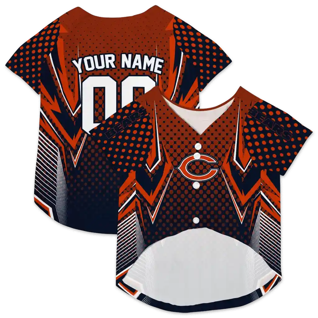 custom-chicago-bears-chevron-polka-blue-pet-jersey-high-quality.webp