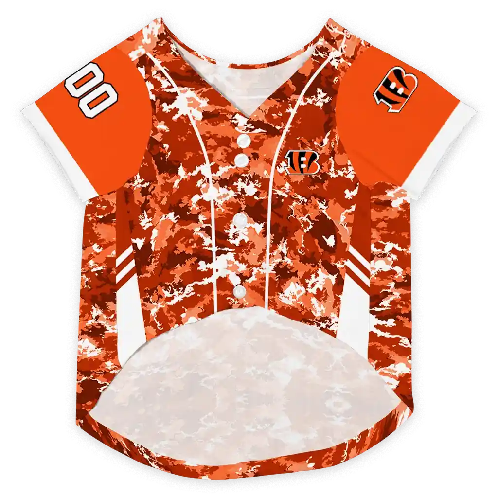custom-cincinnati-bengals-daring-camo-orange-pet-jersey-fashion-forward.webp