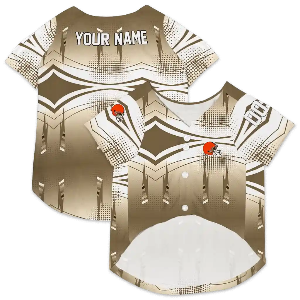 custom-cleveland-browns-geometric-burst-brown-white-pet-jersey-high-quality.webp