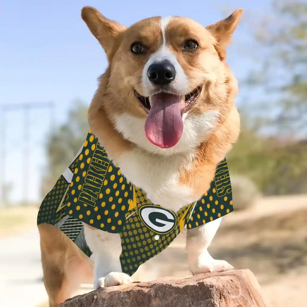custom-green-bay-packers-chevron-polka-green-pet-jersey-top-rated.webp
