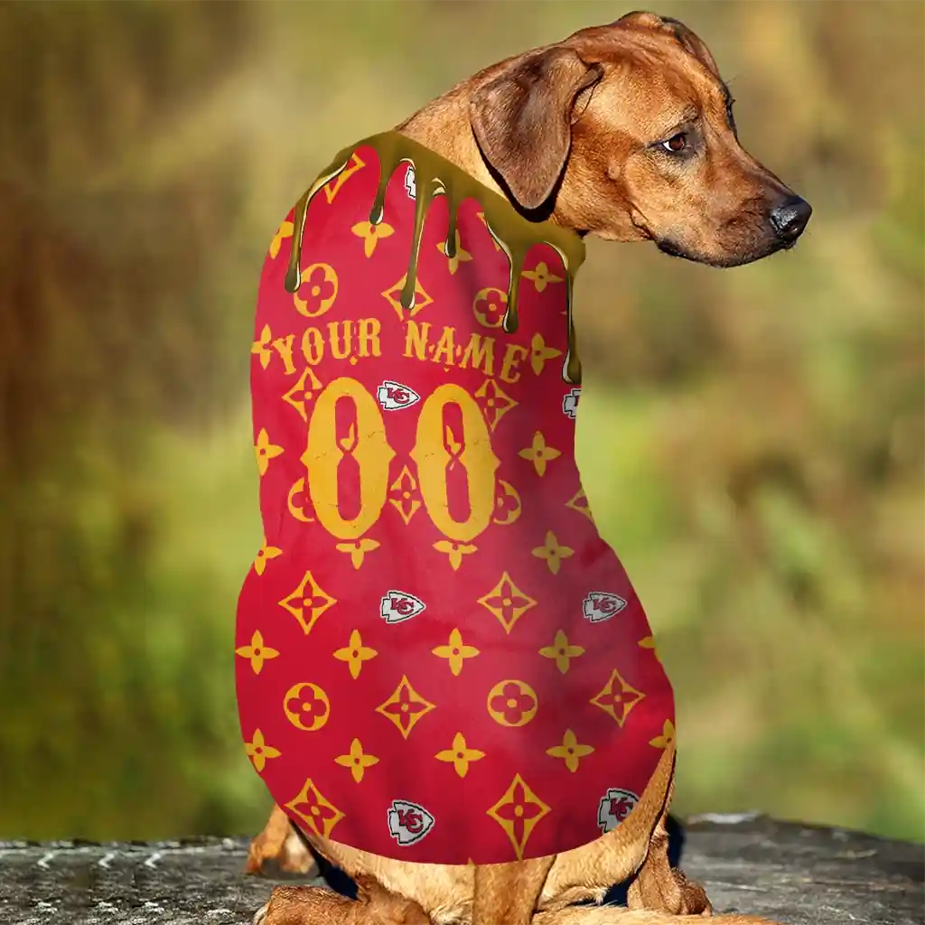 custom-kansas-city-chiefs-monogram-classic-red-pet-jersey-trendy.webp