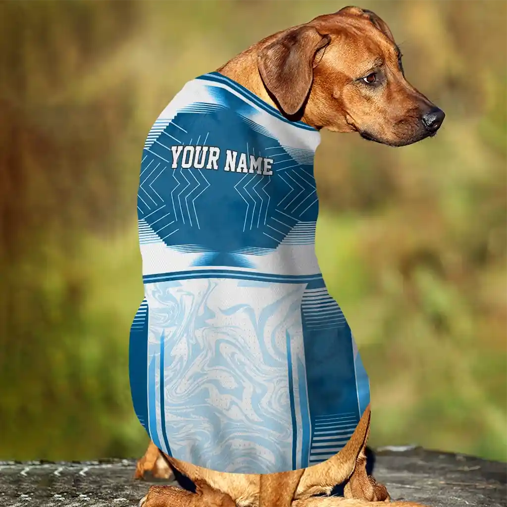 custom-los-angeles-chargers-hexagon-burst-blue-white-pet-jersey-trendy.webp