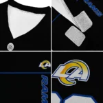 custom-los-angeles-rams-tuxedo-print-blue-black-pet-jersey-best-selling.webp