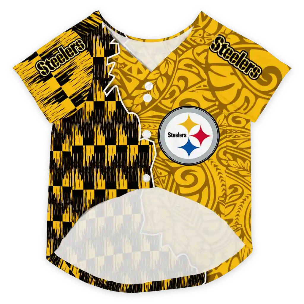 custom-pittsburgh-steelers-t-rex-patterns-gold-pet-jersey-fashion-forward.webp