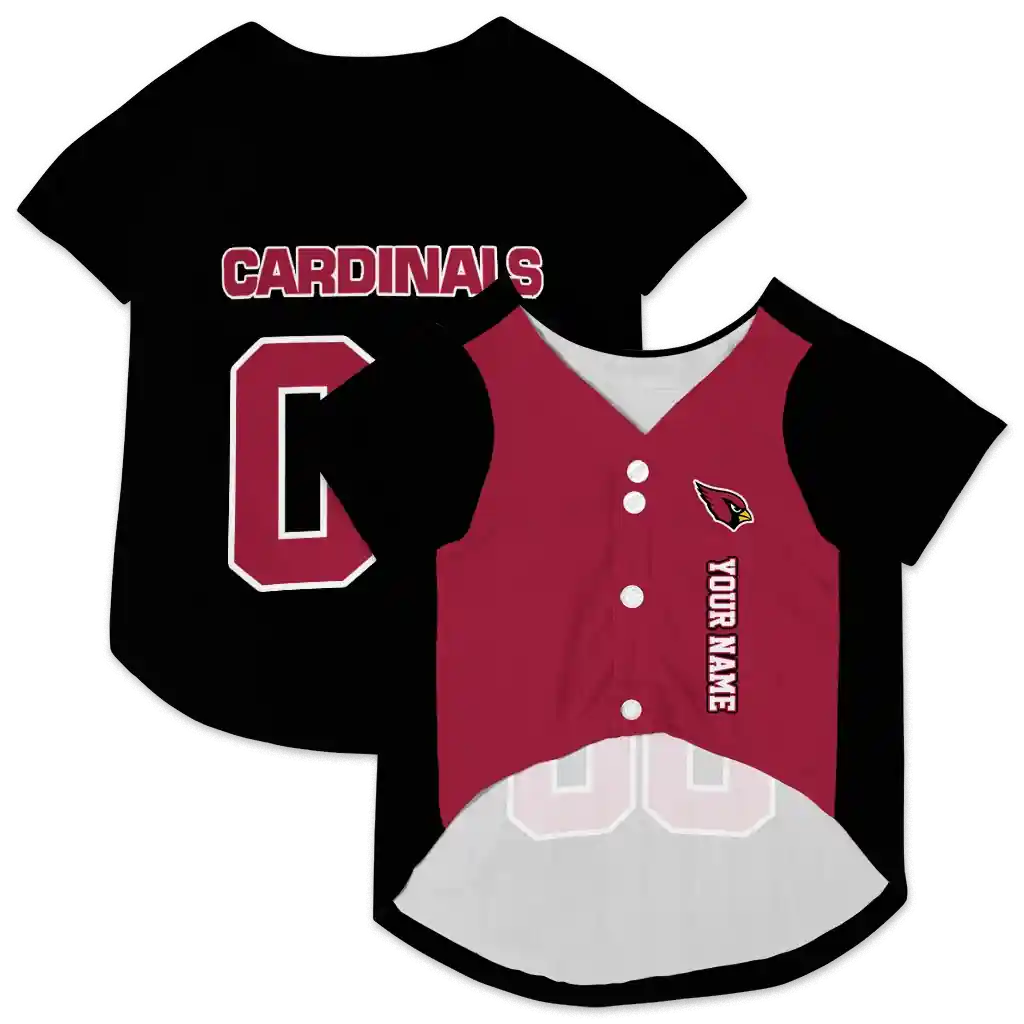 customized-arizona-cardinals-tail-hem-red-black-pet-jersey-high-quality.webp