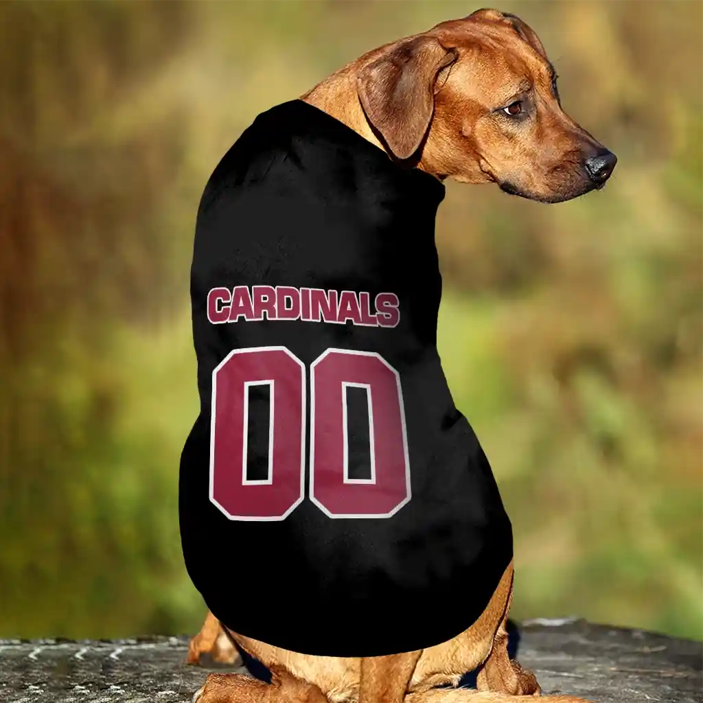 customized-arizona-cardinals-tail-hem-red-black-pet-jersey-trendy.webp