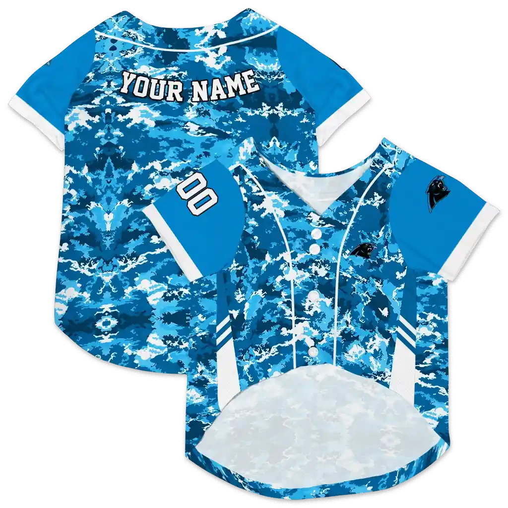 customized-carolina-panthers-daring-camo-blue-pet-jersey-high-quality.webp