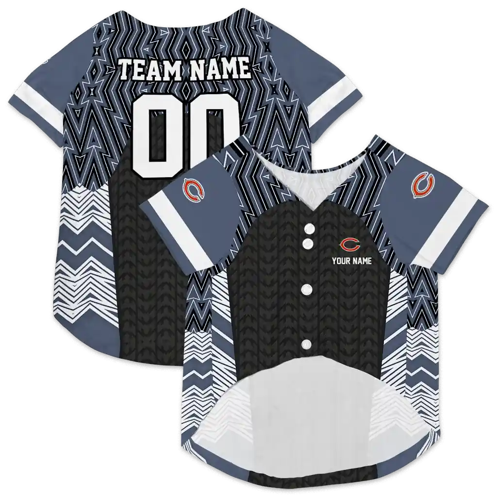 customized-chicago-bears-chevron-zigzag-blue-black-pet-jersey-high-quality.webp