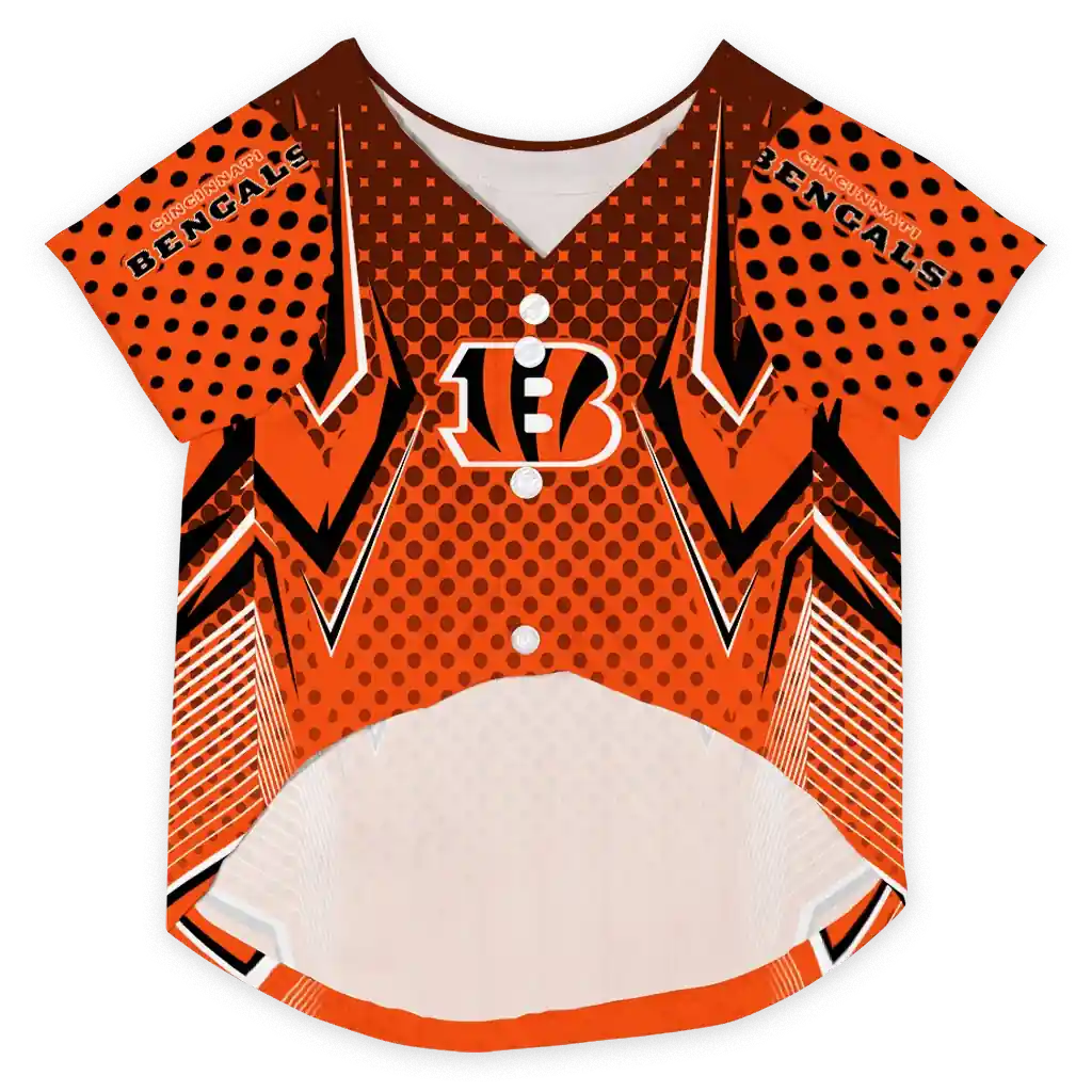 customized-cincinnati-bengals-chevron-polka-orange-pet-jersey-fashion-forward.webp