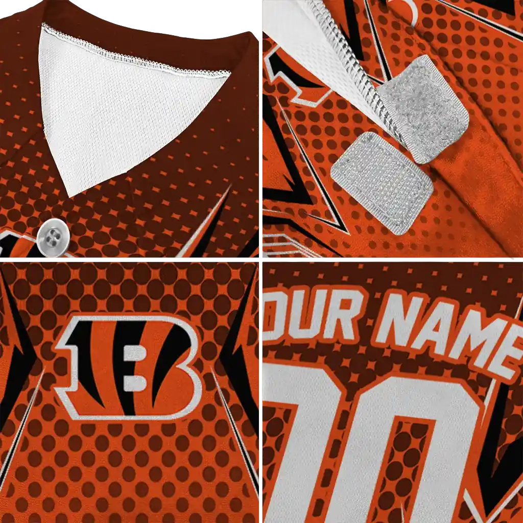 customized-cincinnati-bengals-chevron-polka-orange-pet-jersey-premium-grade.webp