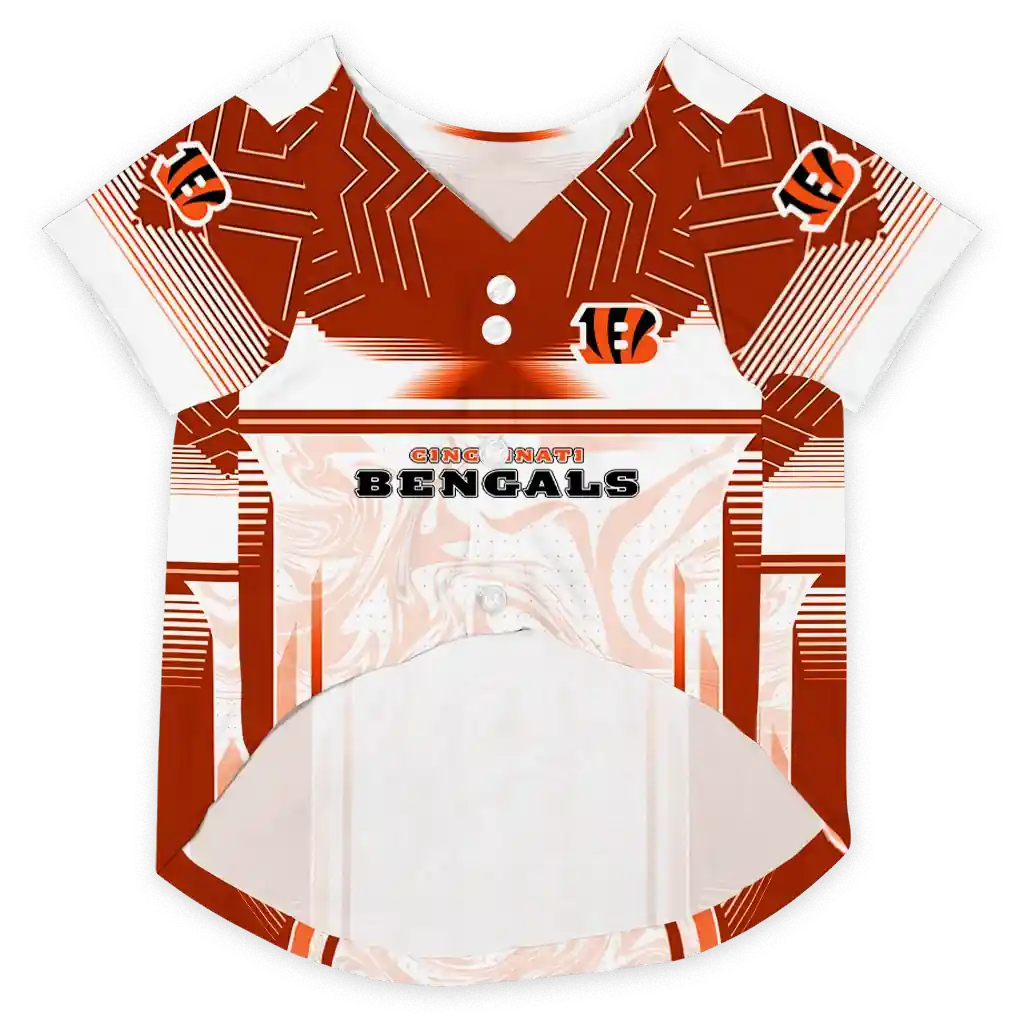 customized-cincinnati-bengals-hexagon-burst-orange-white-pet-jersey-fashion-forward.webp
