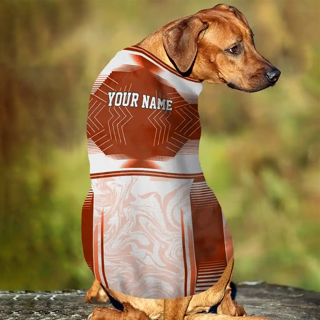 customized-cincinnati-bengals-hexagon-burst-orange-white-pet-jersey-trendy.webp