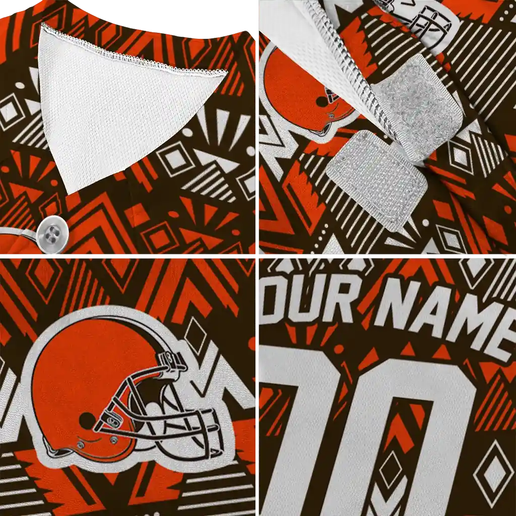 customized-cleveland-browns-arrowhead-layers-brown-pet-jersey-premium-grade.webp