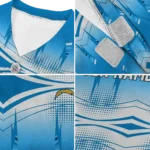 customized-los-angeles-chargers-geometric-burst-blue-white-pet-jersey-best-selling.webp