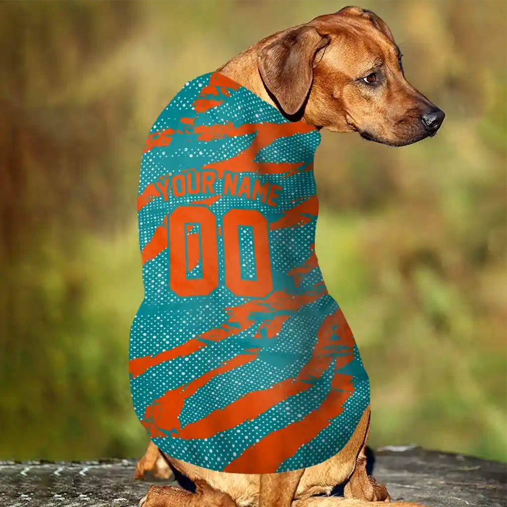 customized-miami-dolphins-contrast-layers-aqua-pet-jersey-trendy.webp