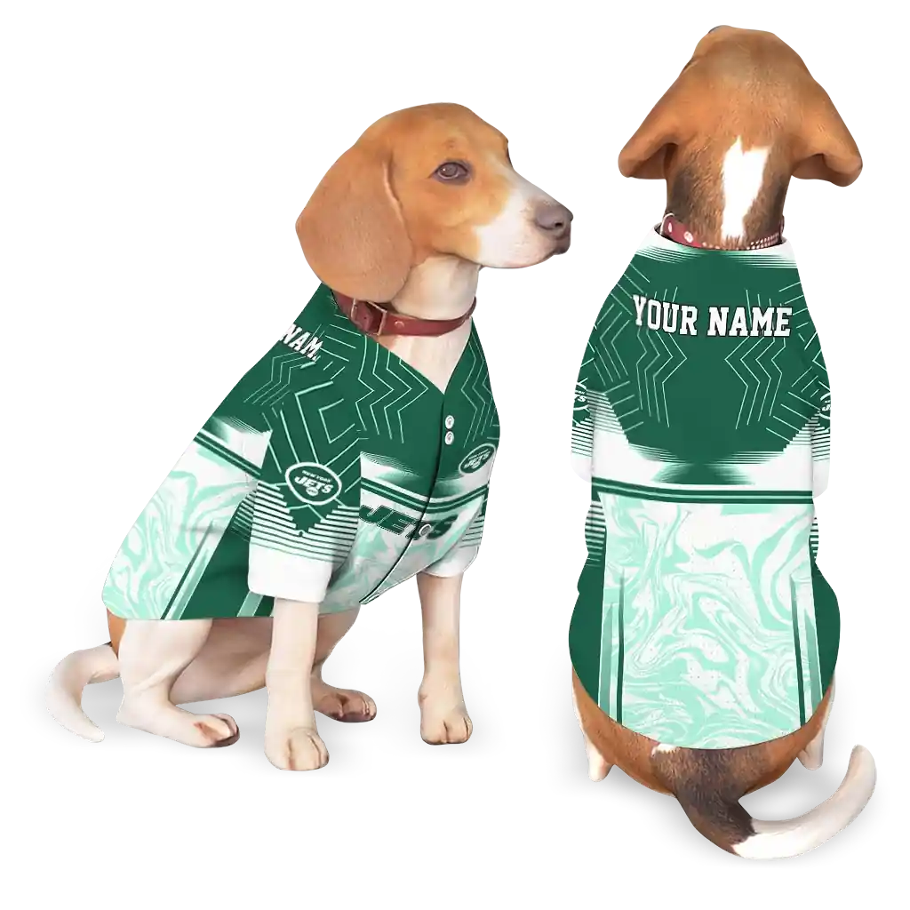 customized-new-york-jets-hexagon-burst-green-white-pet-jersey-latest-model.webp