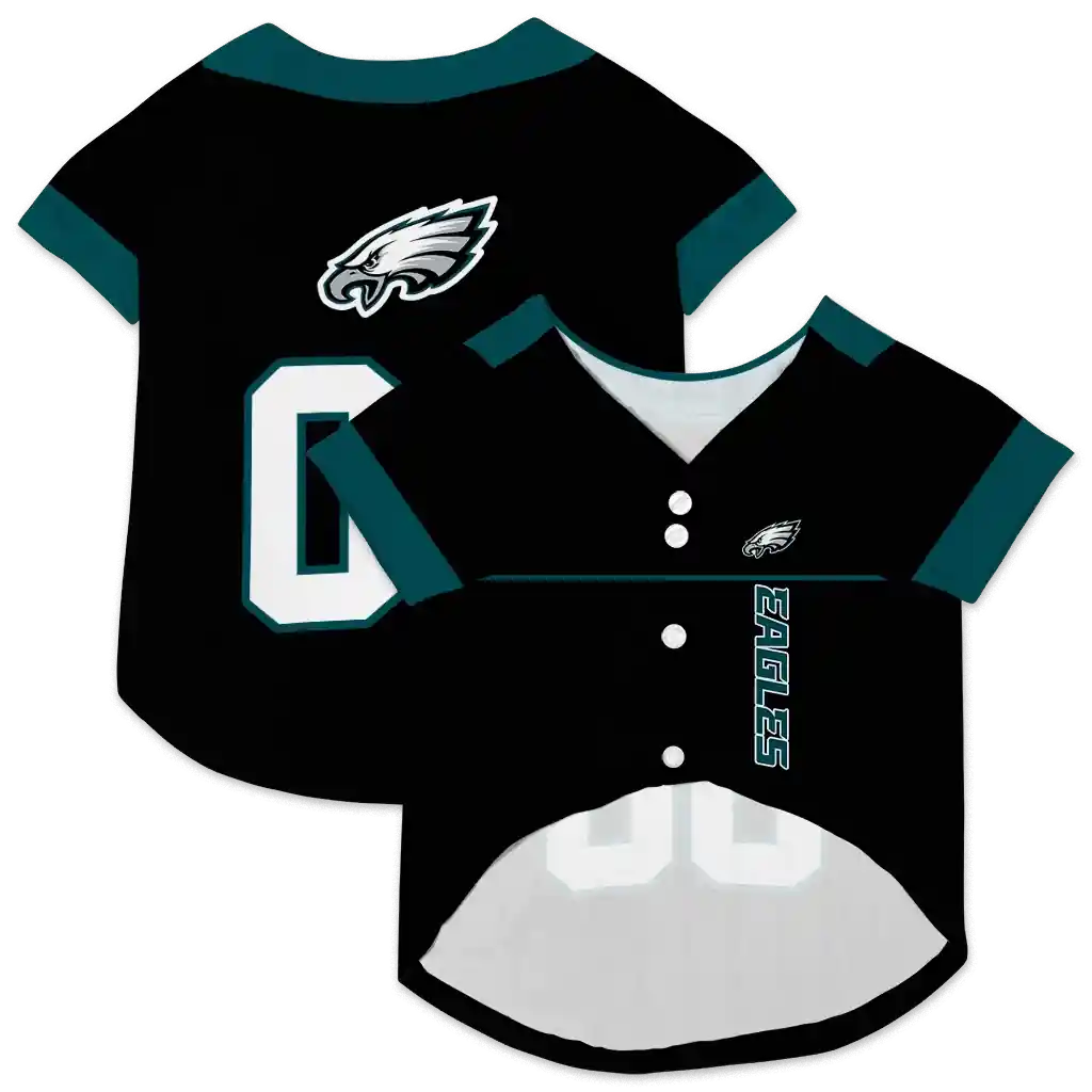 customized-philadelphia-eagles-tuxedo-print-green-black-pet-jersey-high-quality.webp
