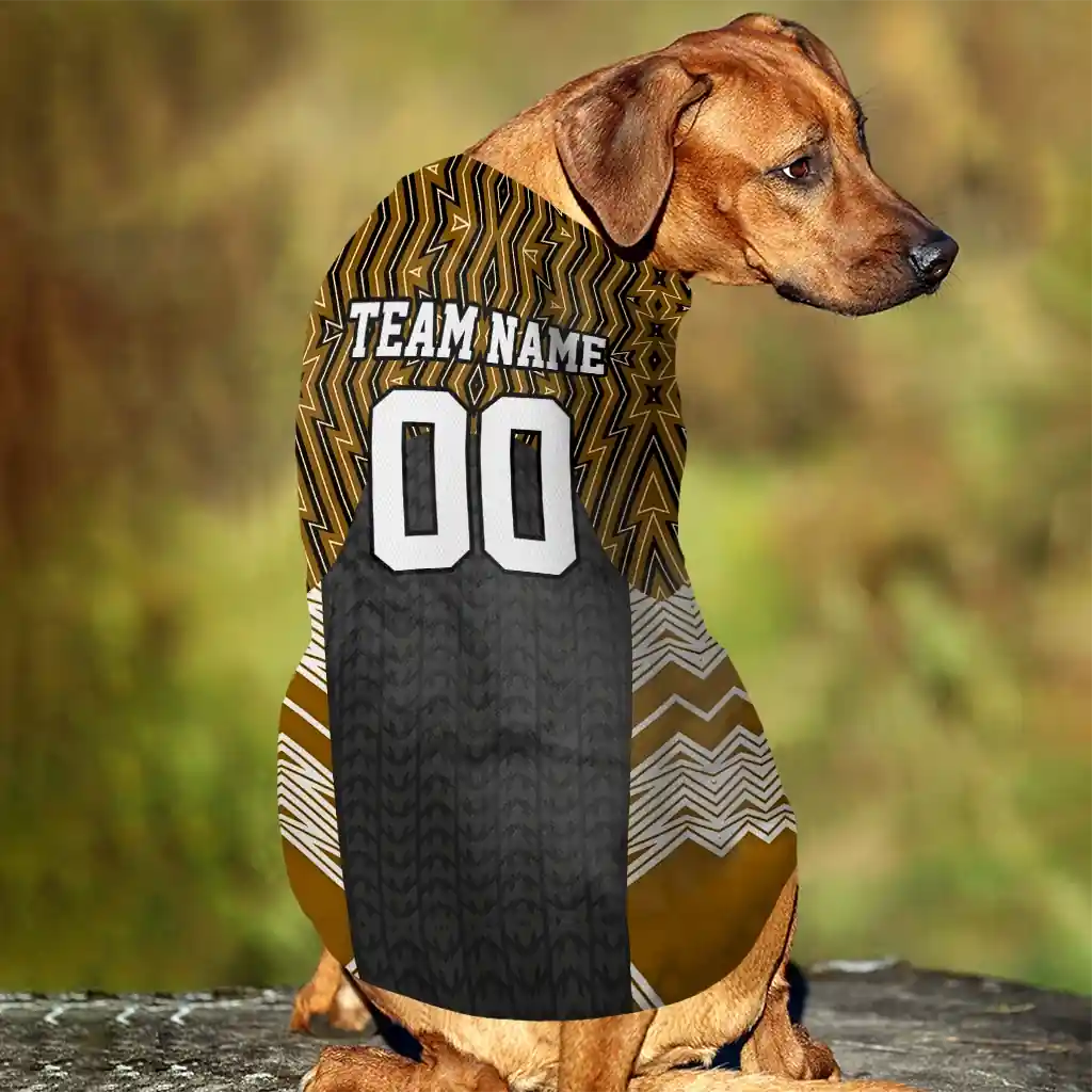 customized-pittsburgh-steelers-chevron-zigzag-gold-black-pet-jersey-trendy.webp
