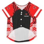 customized-tampa-bay-buccaneers-chevron-zigzag-red-black-pet-jersey-best-selling.webp
