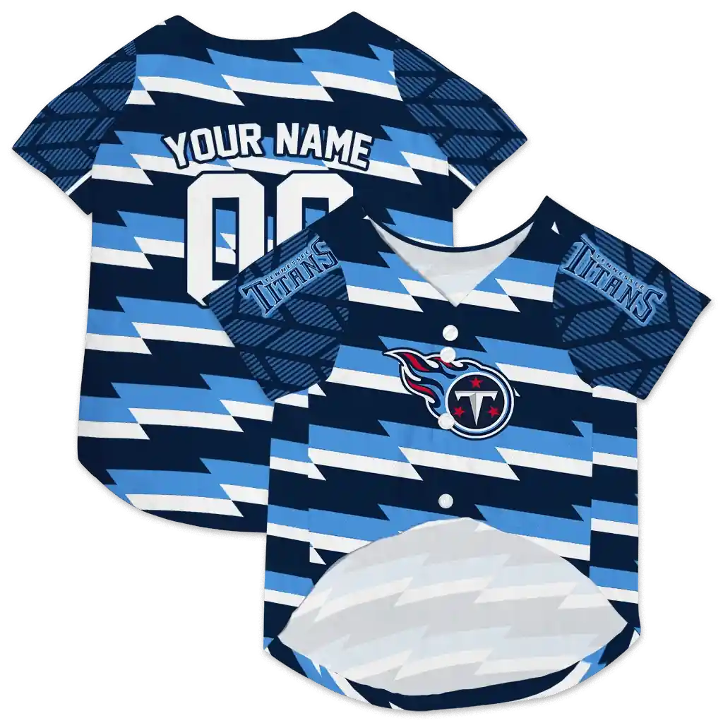 customized-tennessee-titans-bolt-rows-navy-white-pet-jersey-high-quality.webp
