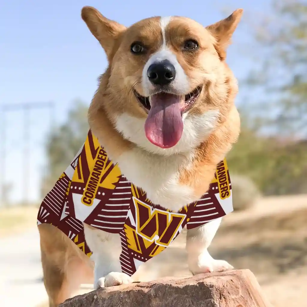 customized-washington-commanders-arrowhead-layers-burgundy-pet-jersey-top-rated.webp