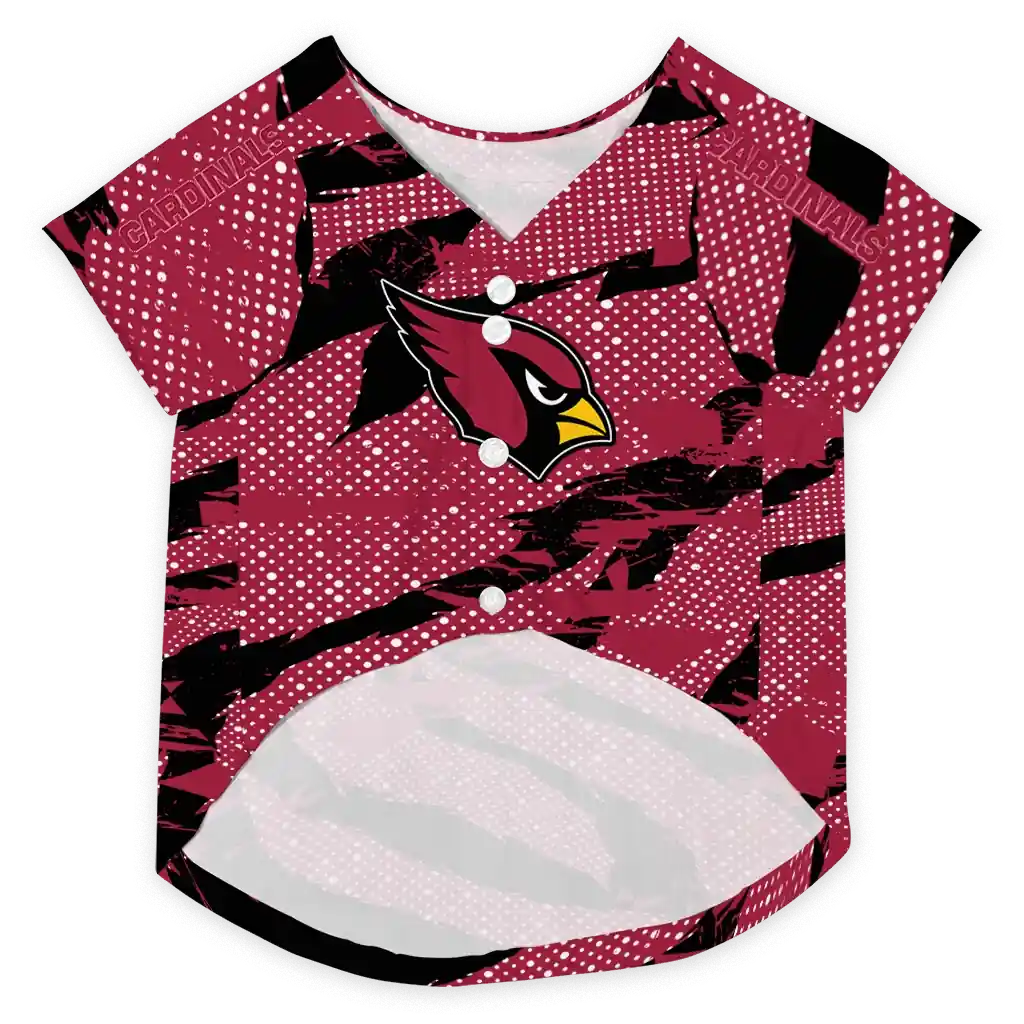 personalized-arizona-cardinals-contrast-layers-red-pet-jersey-fashion-forward.webp