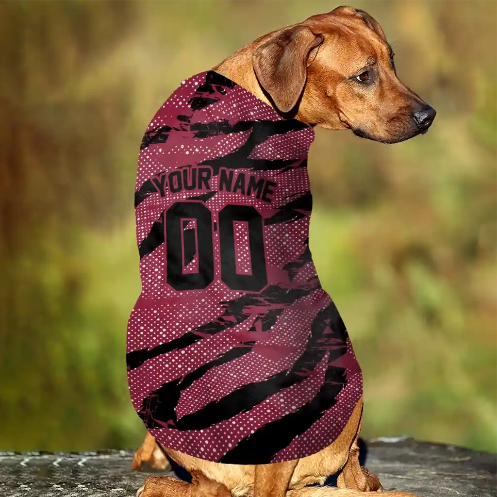 personalized-arizona-cardinals-contrast-layers-red-pet-jersey-trendy.webp