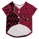 personalized-arizona-cardinals-t-rex-patterns-red-pet-jersey-best-selling.webp