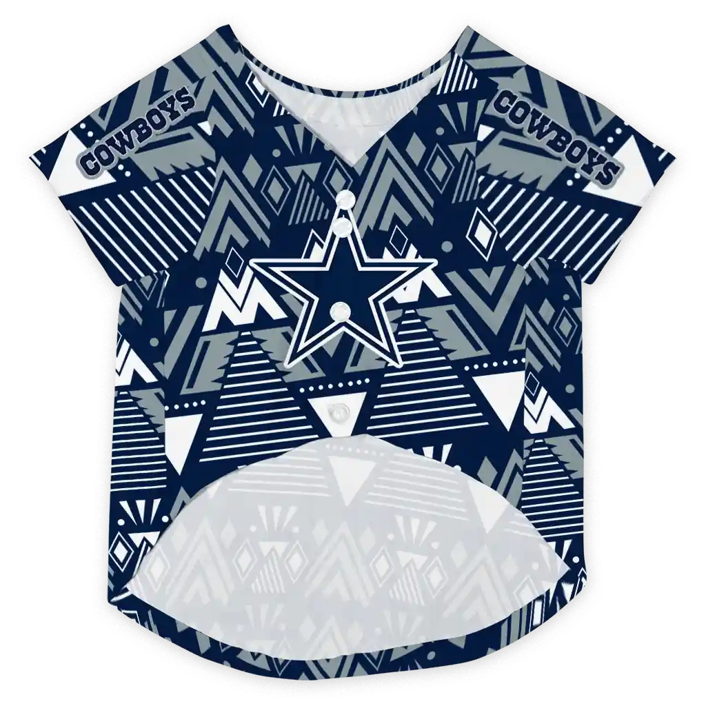 personalized-dallas-cowboys-arrowhead-layers-blue-pet-jersey-fashion-forward.webp