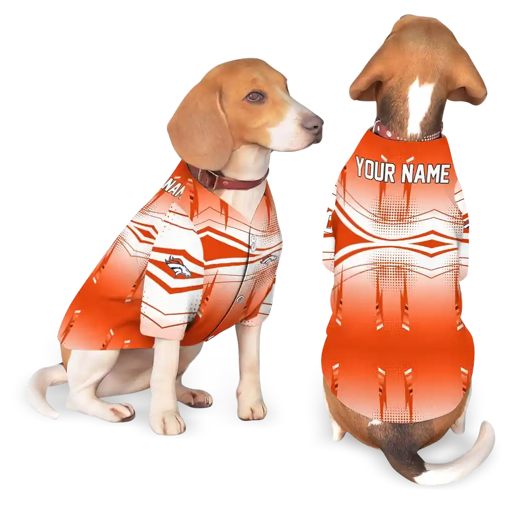 personalized-denver-broncos-geometric-burst-orange-white-pet-jersey-latest-model.webp