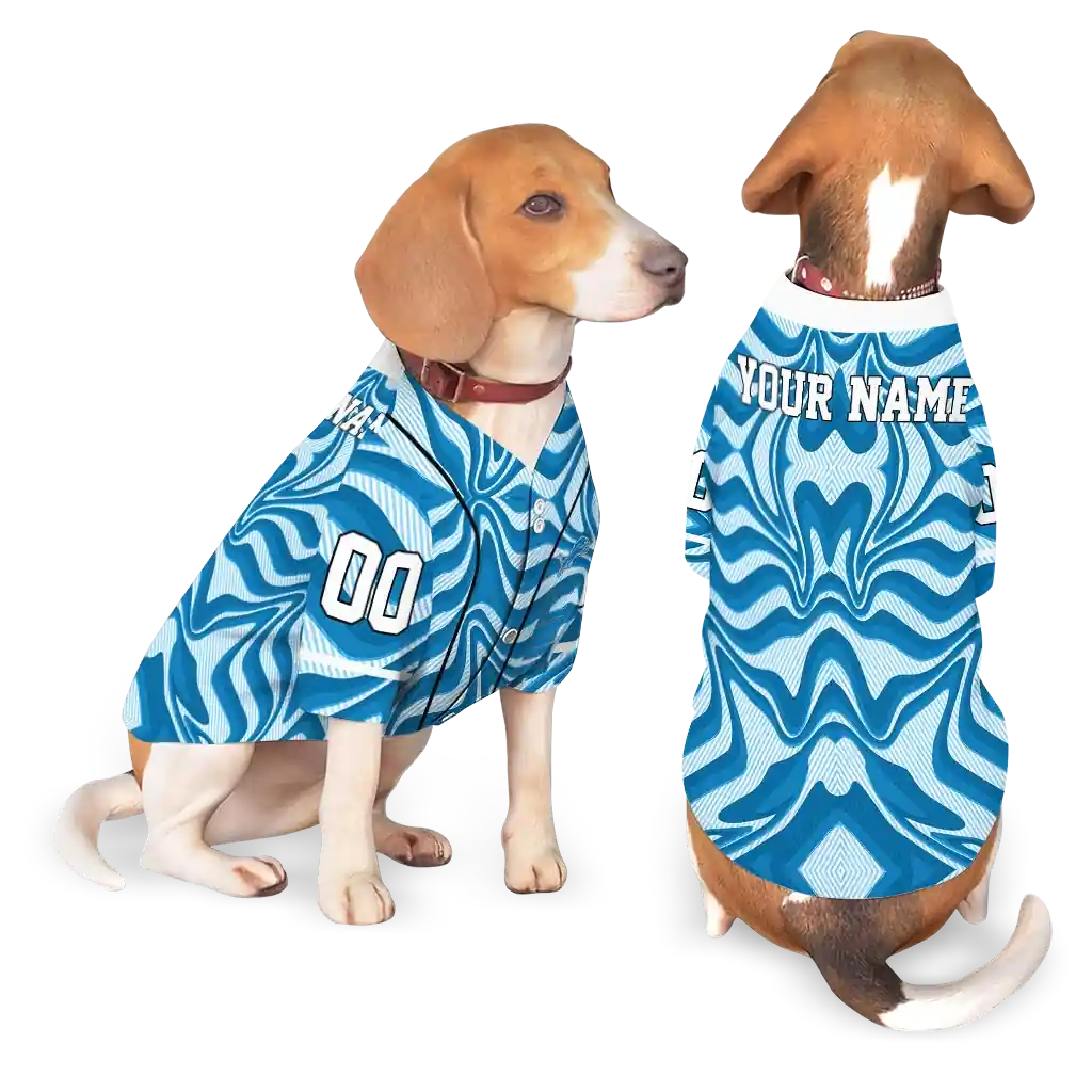 personalized-detroit-lions-wavy-energy-blue-pet-jersey-latest-model.webp