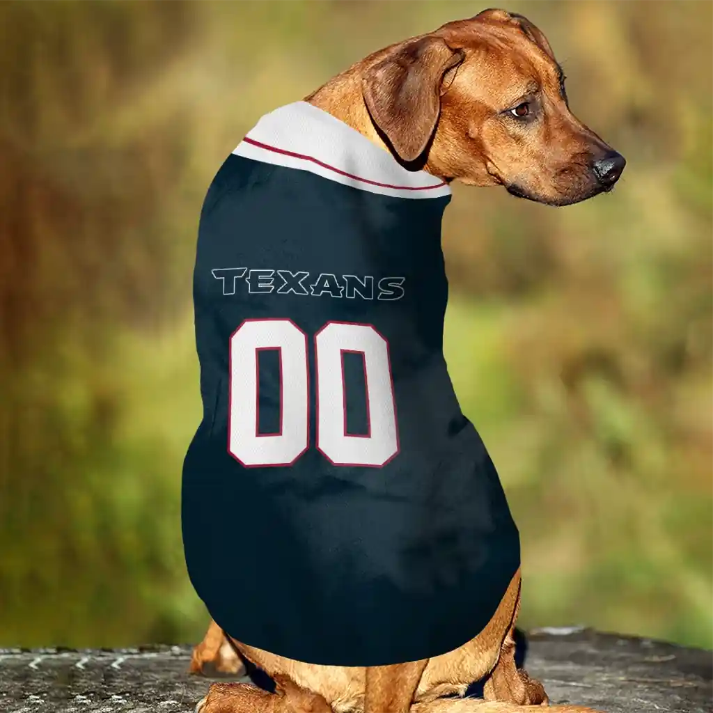 personalized-houston-texans-big-diamond-stripe-blue-white-pet-jersey-trendy.webp