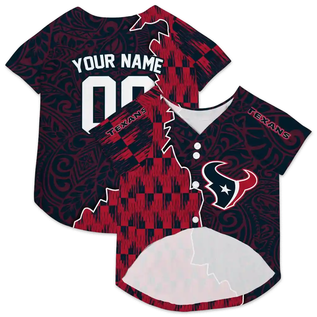 personalized-houston-texans-t-rex-patterns-blue-pet-jersey-high-quality.webp