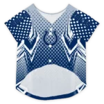 personalized-indianapolis-colts-chevron-polka-blue-pet-jersey-best-selling.webp