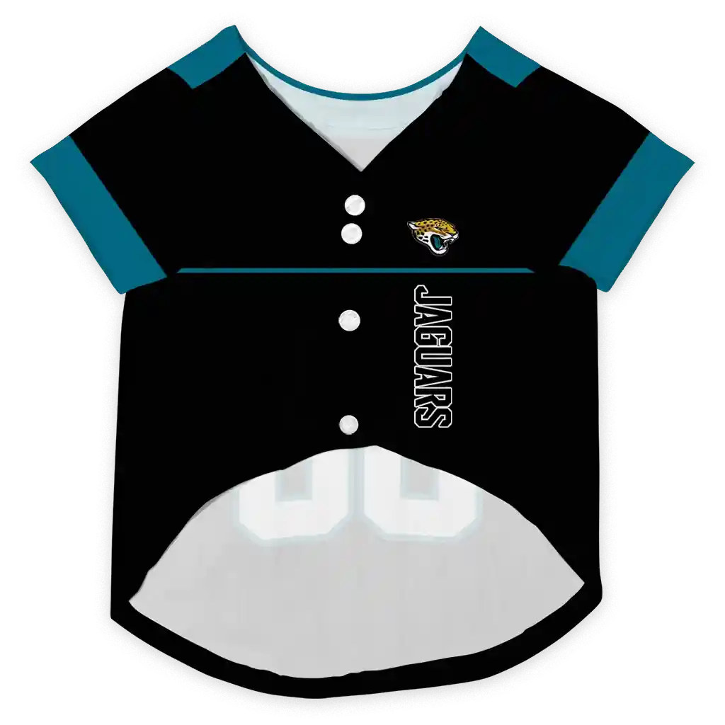 personalized-jacksonville-jaguars-tuxedo-print-teal-black-pet-jersey-fashion-forward.webp