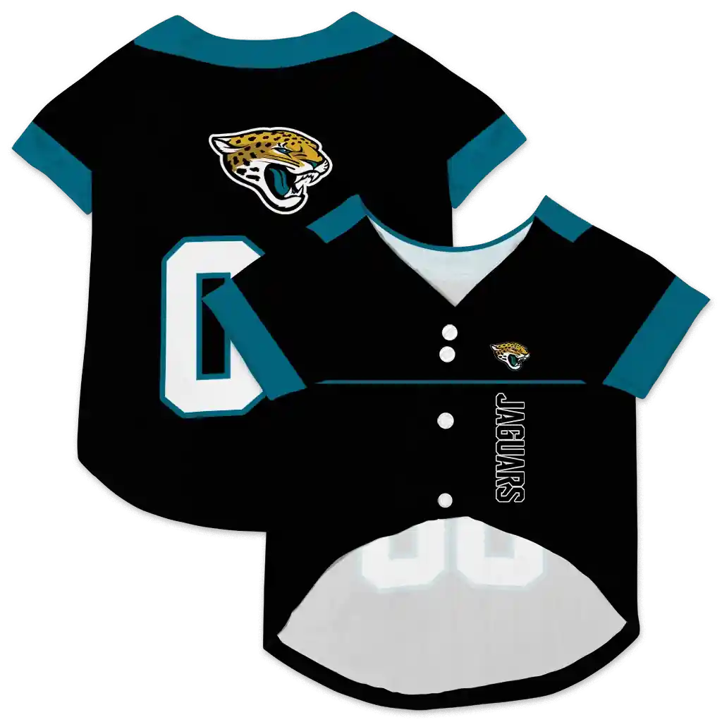 personalized-jacksonville-jaguars-tuxedo-print-teal-black-pet-jersey-high-quality.webp
