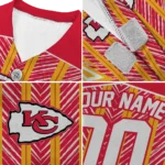 personalized-kansas-city-chiefs-vivid-chevron-red-pet-jersey-best-selling.webp