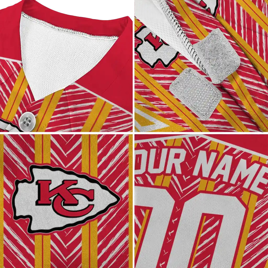 personalized-kansas-city-chiefs-vivid-chevron-red-pet-jersey-premium-grade.webp
