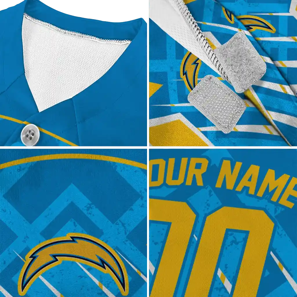 personalized-los-angeles-chargers-armor-lines-blue-pet-jersey-premium-grade.webp