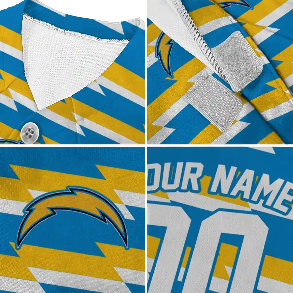 personalized-los-angeles-chargers-bolt-rows-blue-white-pet-jersey-premium-grade.webp