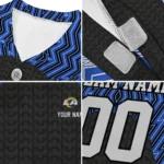 personalized-los-angeles-rams-chevron-zigzag-blue-black-pet-jersey-best-selling.webp