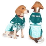 personalized-miami-dolphins-hexagon-burst-aqua-white-pet-jersey-best-selling.webp
