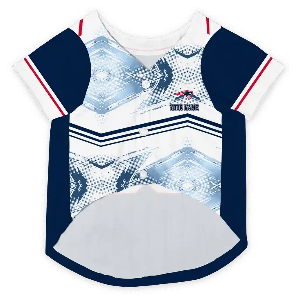 personalized-new-england-patriots-big-diamond-stripe-blue-white-pet-jersey-fashion-forward.webp
