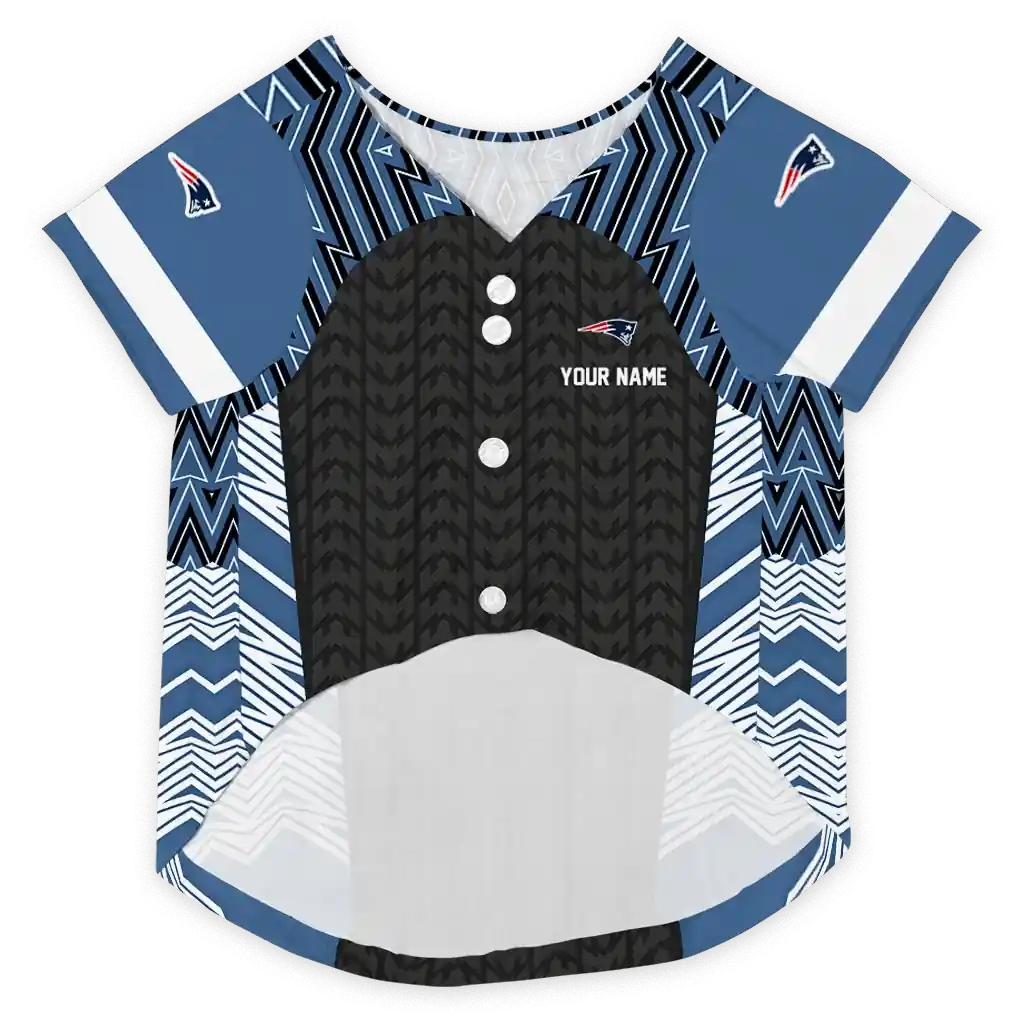 personalized-new-england-patriots-chevron-zigzag-blue-black-pet-jersey-fashion-forward.webp