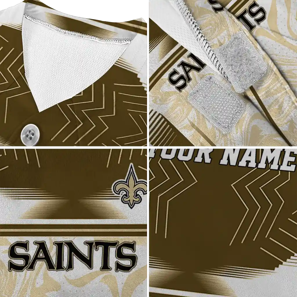 personalized-new-orleans-saints-hexagon-burst-gold-white-pet-jersey-premium-grade.webp