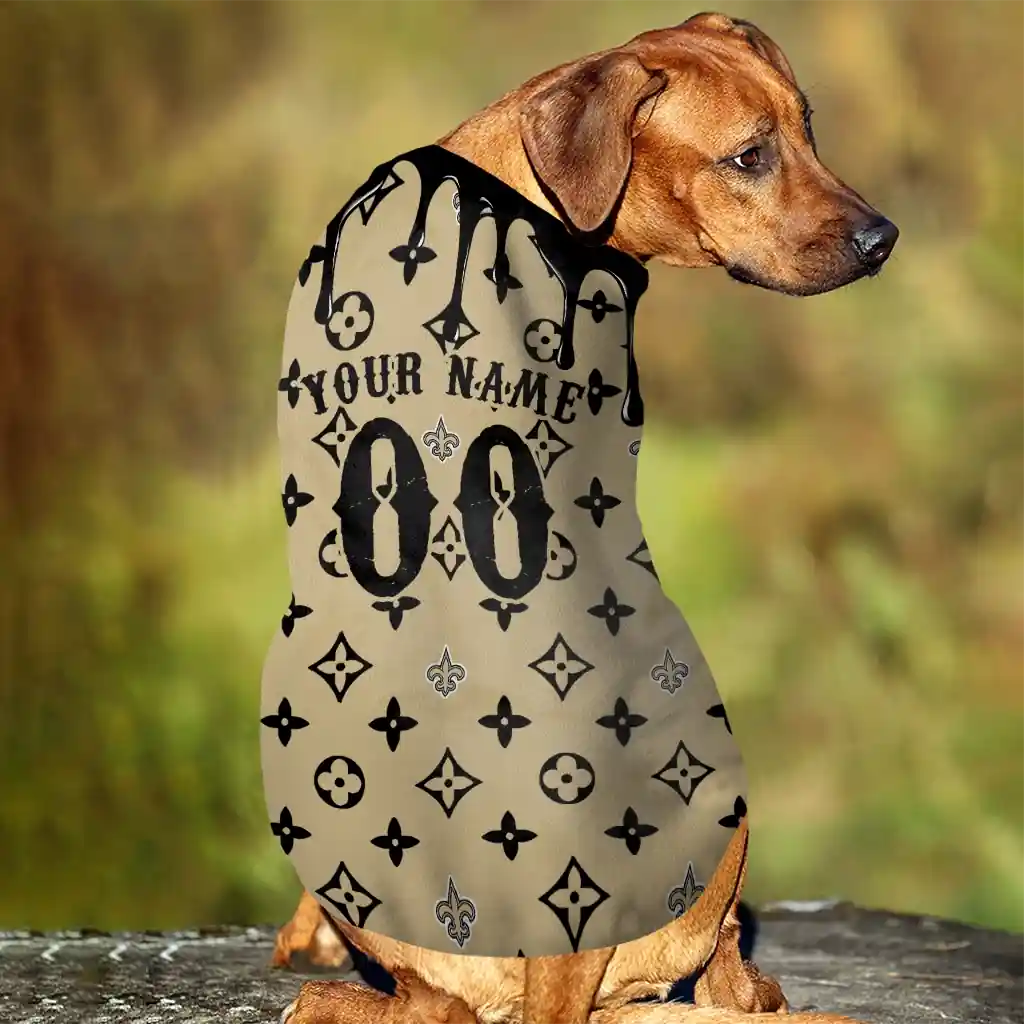 personalized-new-orleans-saints-monogram-classic-gold-pet-jersey-trendy.webp